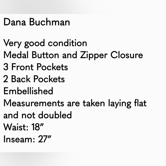 Dana Buchman Ankle Jeans Size 8 - Picture 8 of 8